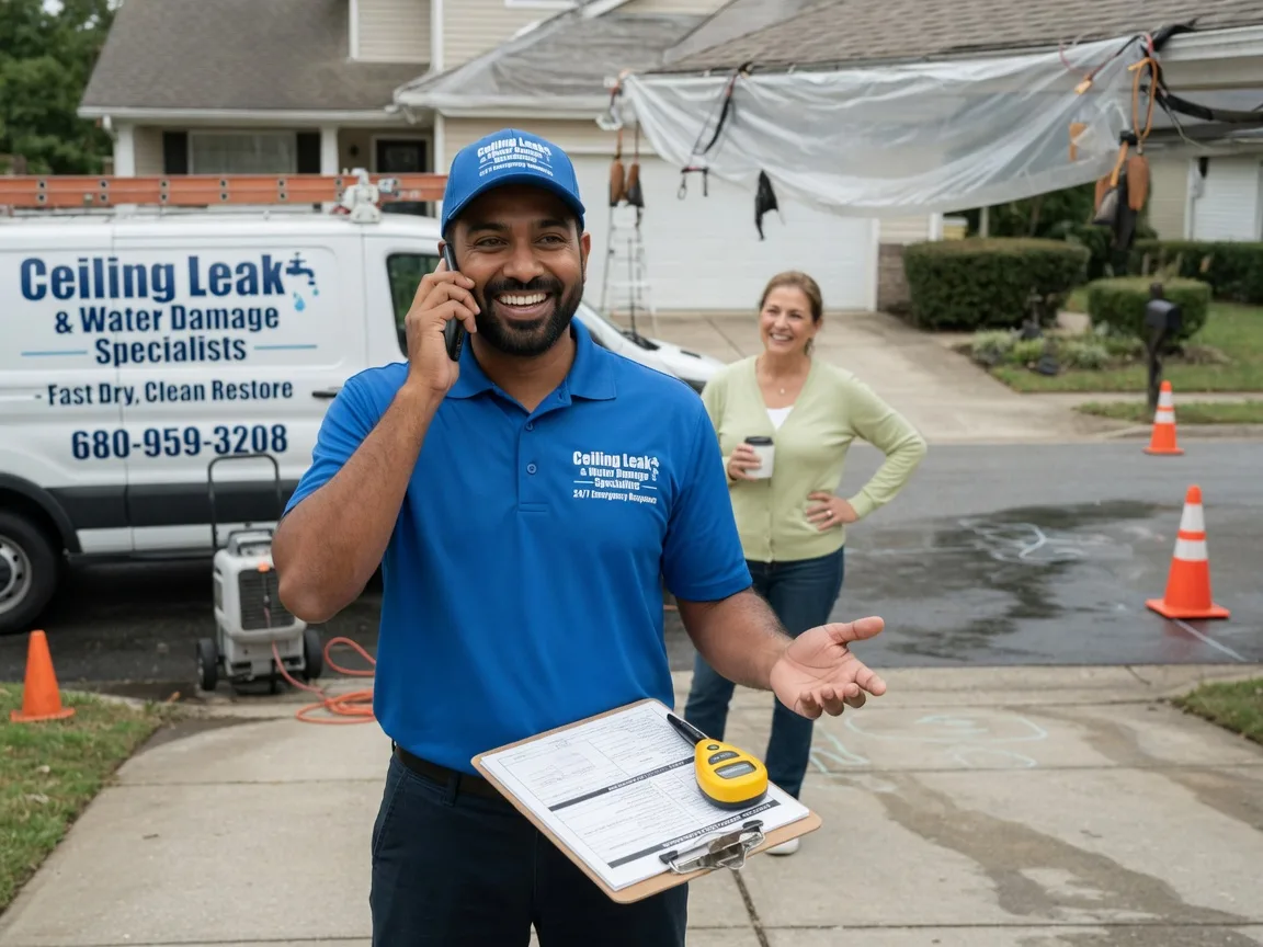 Ceiling Leak Cleanup College Springs, IA FAQs